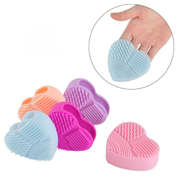 SILICONE HEART FOR CLEANING BRUSHES
